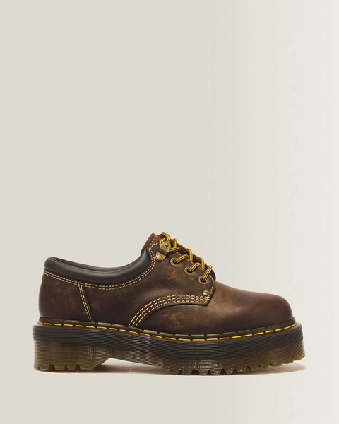 DR MARTENS 8053 Arc Crazy Horse Leather Platform Casual Shoes