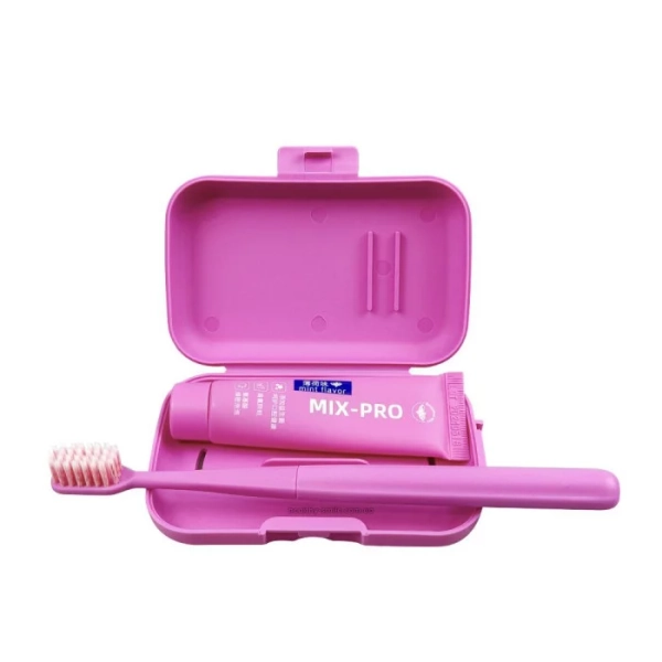 Mix-pro travel set for dental care, Pink