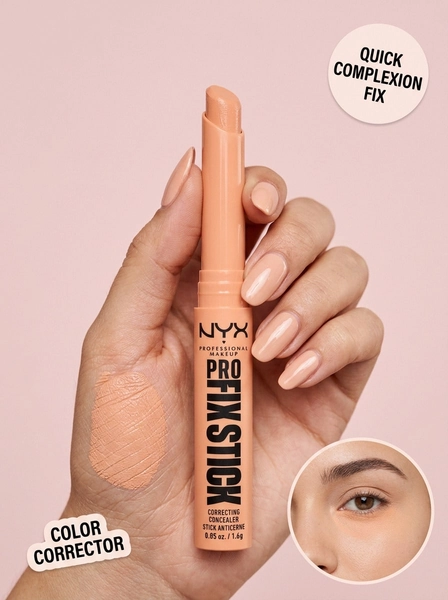 NYX Color Correcting Pro Fix Stick Concealer 04 Dark Peach 0.05oz/1.6g – Color Corrector, Color Correcting, For Dark Circles, Dark Peach, Suitable For Daily Makeup Routine