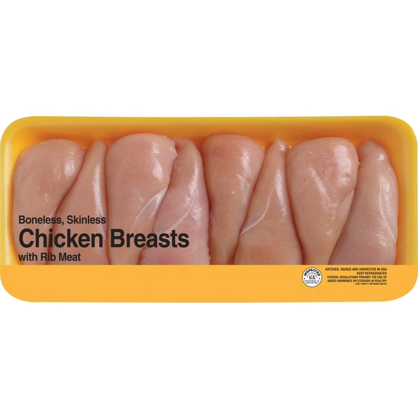 Freshness Guaranteed Boneless, Skinless Chicken Breasts, 4.7-6.1 lb Tray - Walmart.com