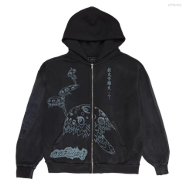 CJ X FRAGMENT X TAKASHI MURAKAMI REBORN ZIP HOODIE
