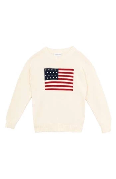 Tween Diva Girls' American Flag Oversized Sweater