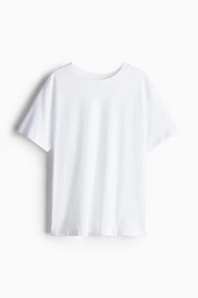 Cotton T-shirt - White
