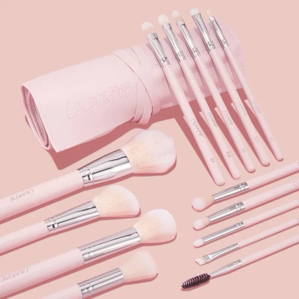 Colourpop Smoke 'N Roses Brush Roll Makeup Kit