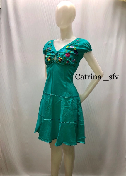 EMBROIDERED MEXICAN DRESS, mexican dress, embroidered dress, mexican custome, handmade deress, 5 mayo, the perfect dress for a - Primary color: Black