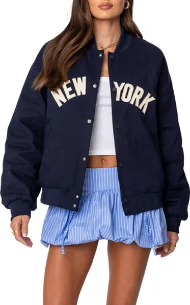Big Apple Oversize Bomber Jacket