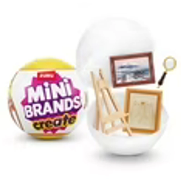 Mini Brands Mini Masterpieces Series 1, Blind Unboxing Collectible Art Toy for Kids, Teens & Adults Ages 3+ by ZURU