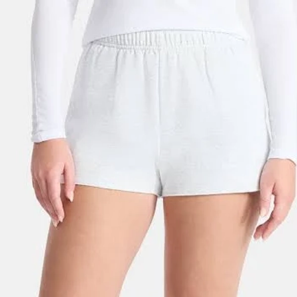 No Boundaries Women's Fleece Foldover Shorts