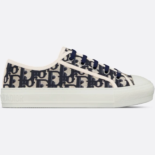 Women Dior Wmns Walk'N'Dior Embroidered Canvas Low