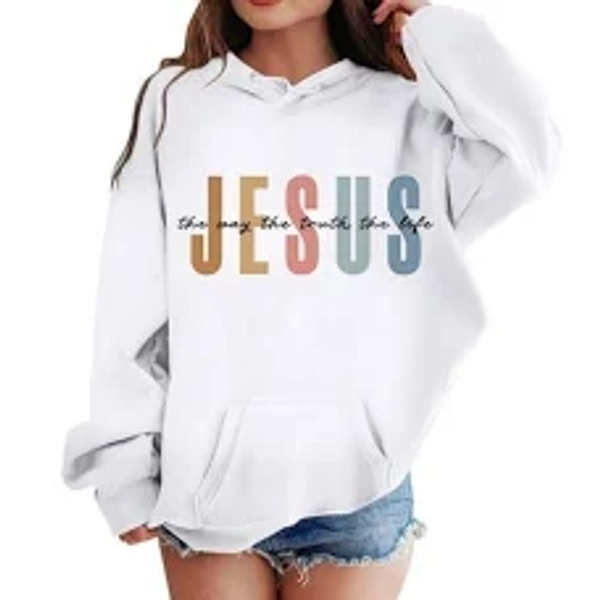 Soft Long Sleeve Graphic Hoodie