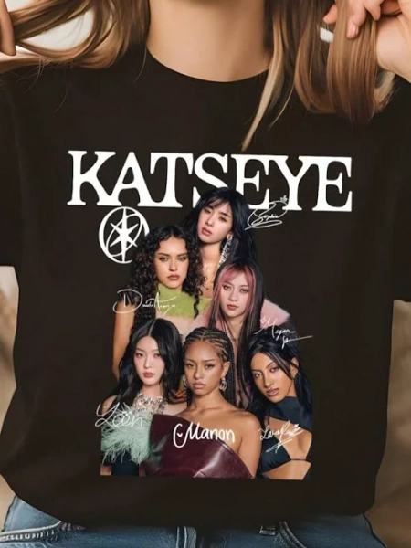 Katseye The Beautiful Chaos Tour Vintage Shirt