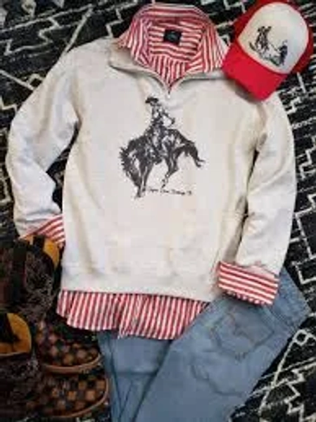 Rank Quarter Zip Sweatshirt