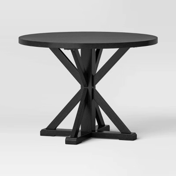 Litchfield 42" Round Dining Table Black - Threshold™