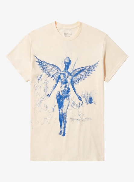 Nirvana Blue In Utero Angel T-Shirt