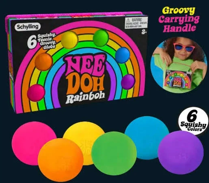 Nee-Doh Rainbow Teenie Tiny