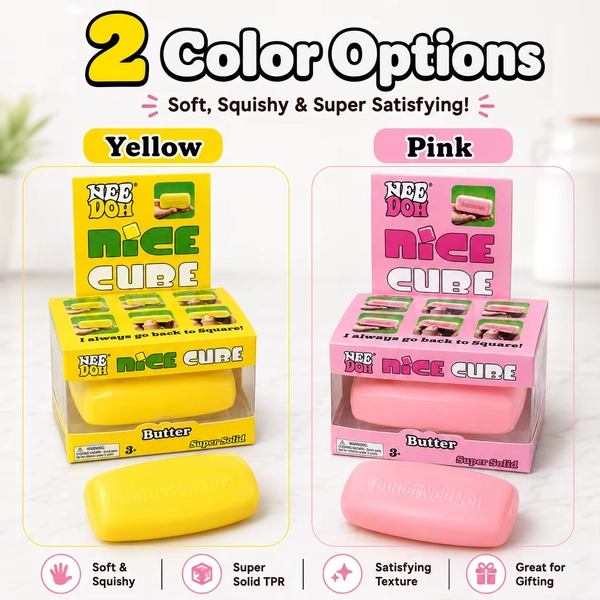 NeeDoh’s popular fried dough sticks pinch toy helps adults relieve anxiety and is an anti-anxiety and stress-reducing toy