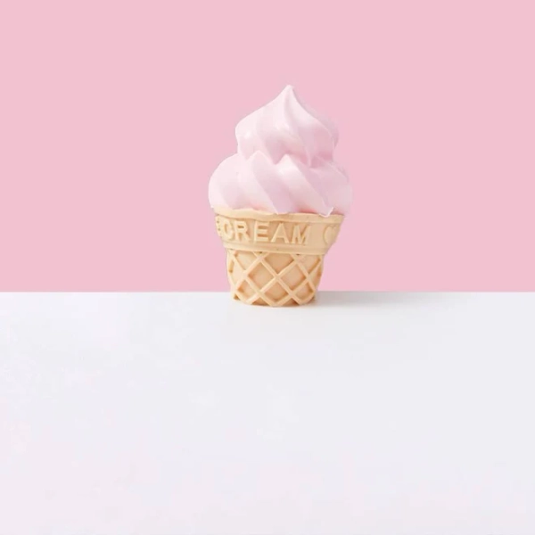 Taba Squishy Pink Ice Cream Squeeze Toys
