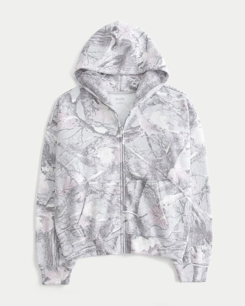 Easiest Zip-Up Camo Hoodie