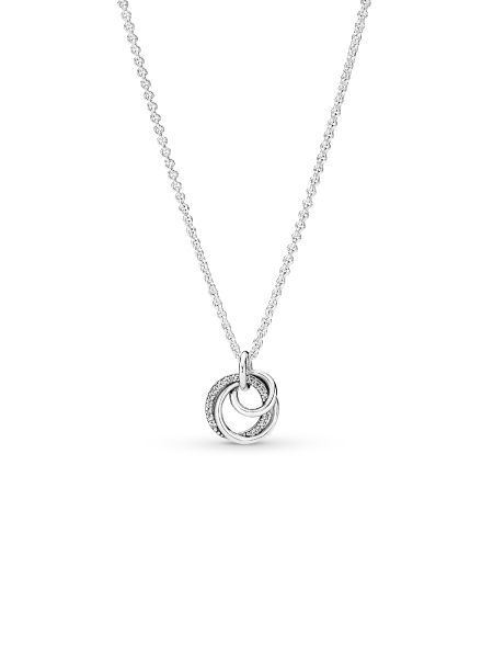Collier à pendentif encerclé « Family Always »