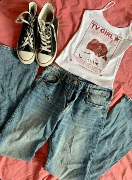 TV Girl Tank Top | Downtown outfits, Cool outfits, Cute outfits