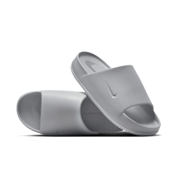 Nike Calm Men's Slides - Wolf Grey/Photon Dust/Wolf Grey - Size 6