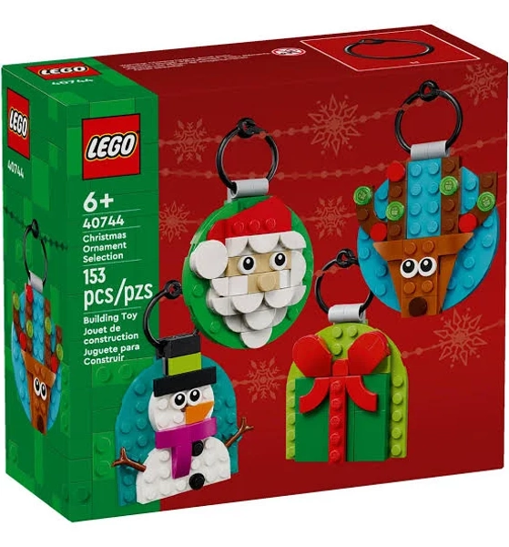 LEGO Christmas Ornament Selection