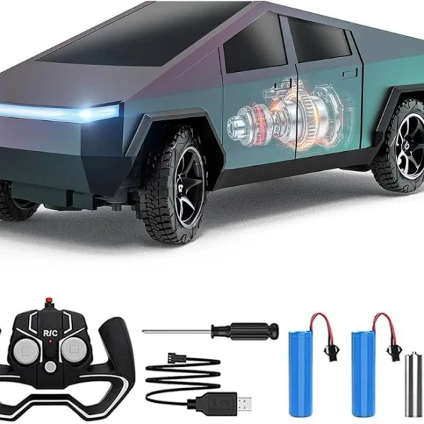 RC Car Toys,All Terrain 2.4GHz RC Truck for Boys Aged 3-8, 8-12, Electric Vehicle Truck Toys for Kids, Birthday Gifts for Kids, Boys and Girls ().
