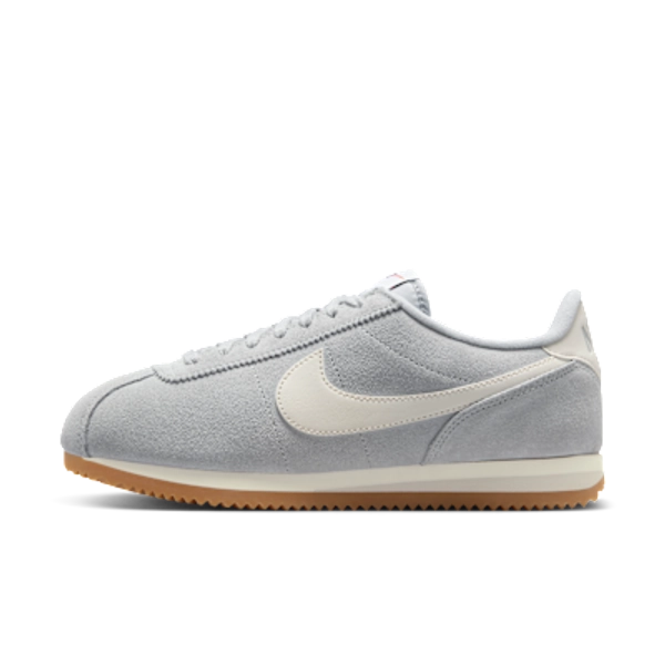 Nike Cortez Women's Shoes - Light Smoke Grey/Sail/Gum Light Brown/Light Orewood Brown - Size 5