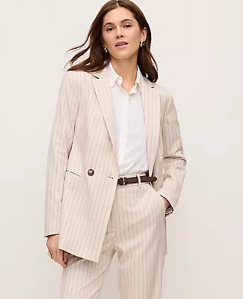 The Crosby Blazer in Pinstripe