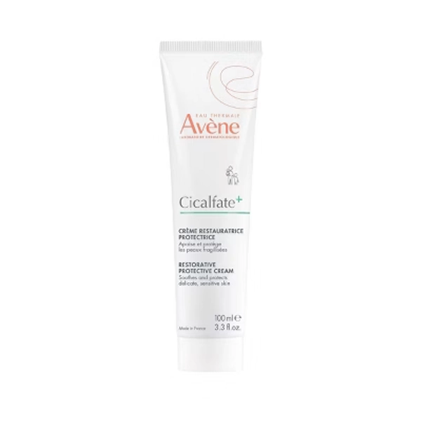 Avene Cicalfate+ Restorative Protective Skin Barrier Face Cream for Sensitive Skin - 3.3fl oz