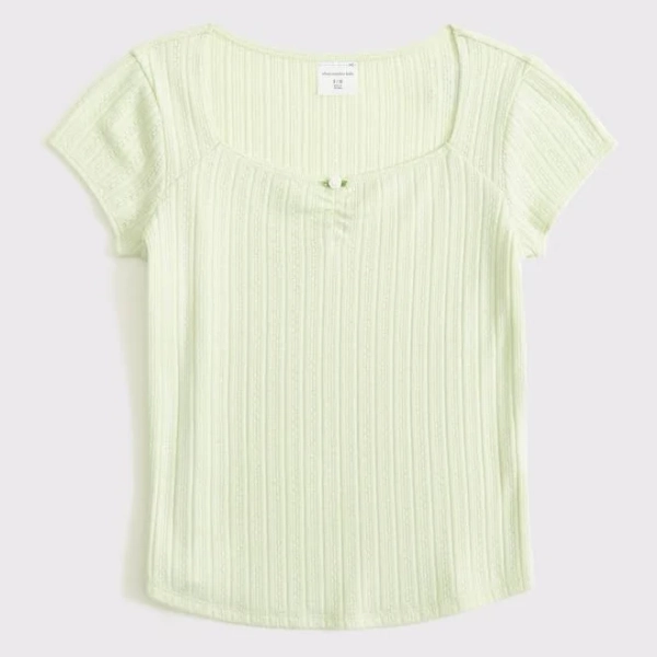 Abercrombie Kids Girls Rosette Tee