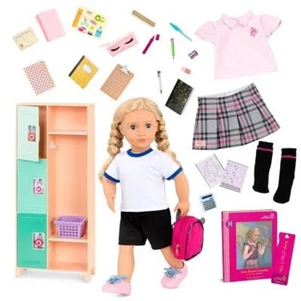 Our Generation Hally & Classroom Cool Locker Accessory Set