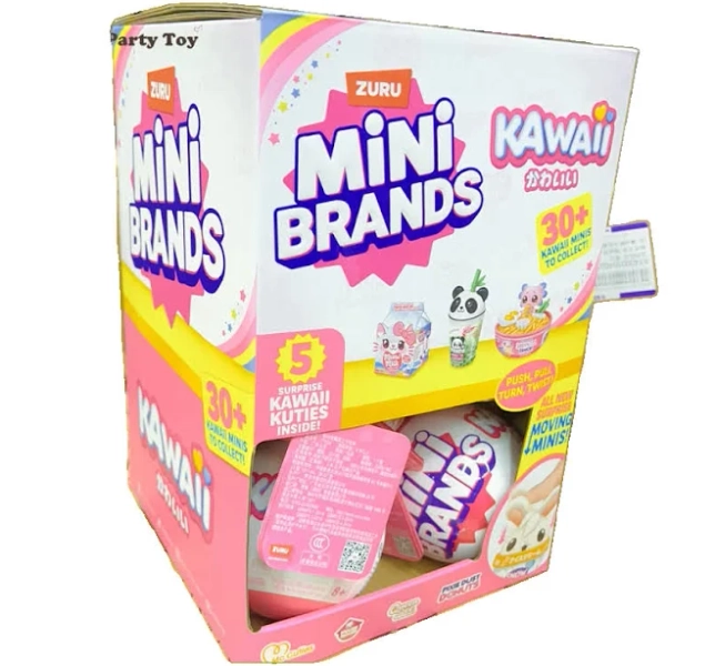 Zuru Mini Brands Kawaii Ball Series Blind Box Surprise Cute Ball Miniature Play House Toy