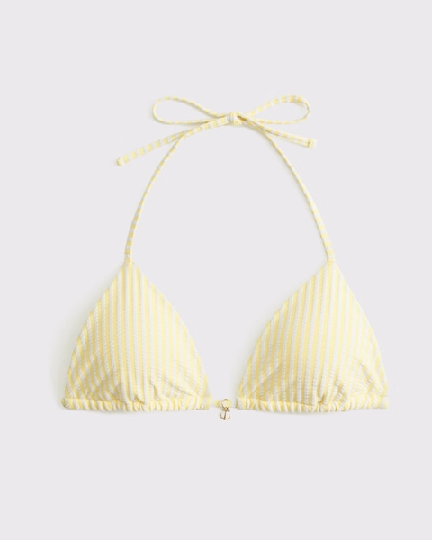 Halter String Triangle Bikini Top