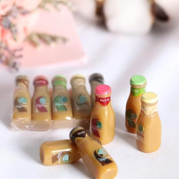 5pcs miniature   bottles realistic green leaf red - Temu