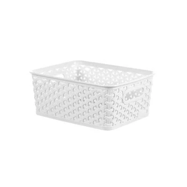 Brightroom Y-Weave Small Decorative Storage Basket