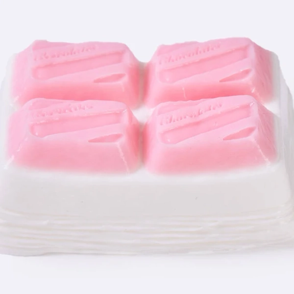 TABASQUISHY White-Pink Chocolate Taba Squishy Squeeze Toys