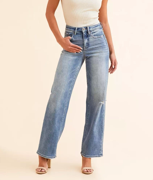 22 Hogan Fit No. 35 Wide Leg Stretch Jean