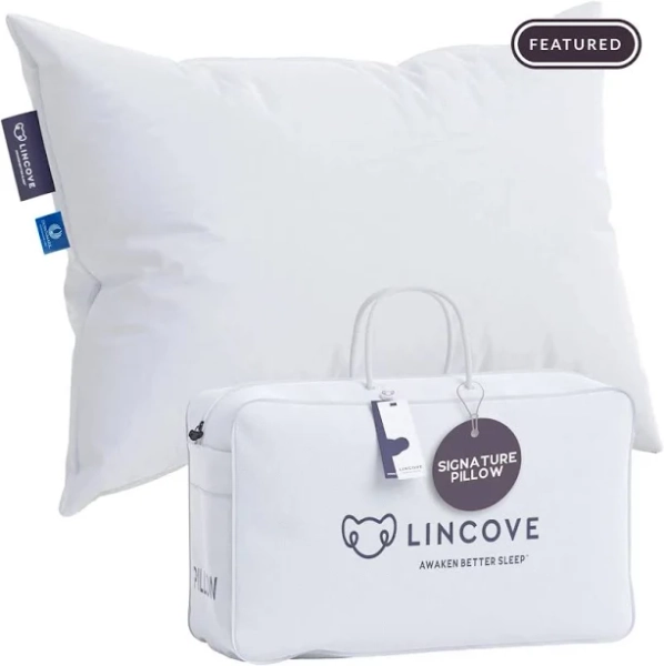 Lincove Signature Canadian Down Luxury Sleeping Pillow