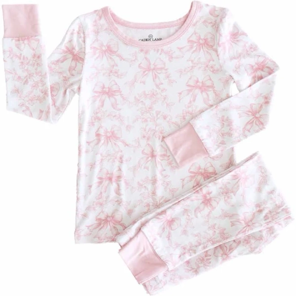 Caden Lane Girls' Two Piece Pajama Set