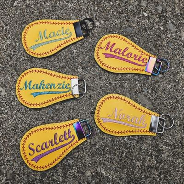 Baseball Bag Tag | Softball Bag Tag | Baseball Keychain | Soft all Keychain | Customized KeyChain | Name Tag