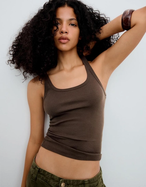 Rib vest top