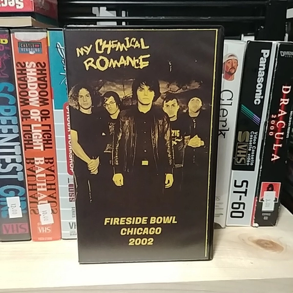 My Chemical Romance VHS Live Fireside Bowl Chicago 2002 Punk Emo Screamo Concert