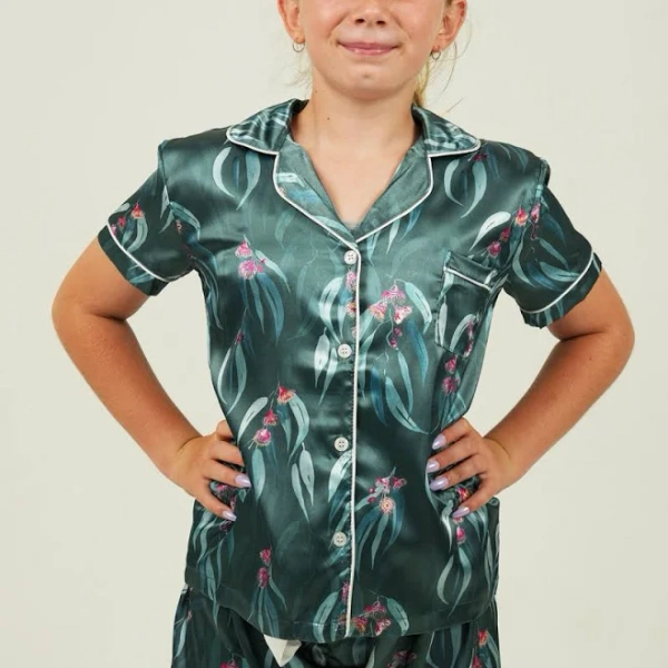 Australian Native Satin Pajama Set