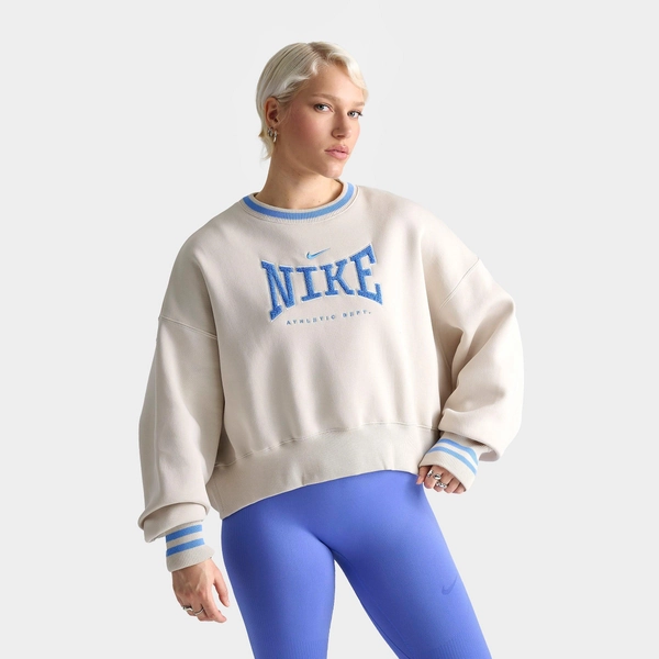 Women's Nike Phoenix Oversized Crewneck Sweatshirt - Size XS