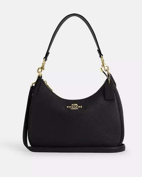 Gold/Black Teri Hobo Bag