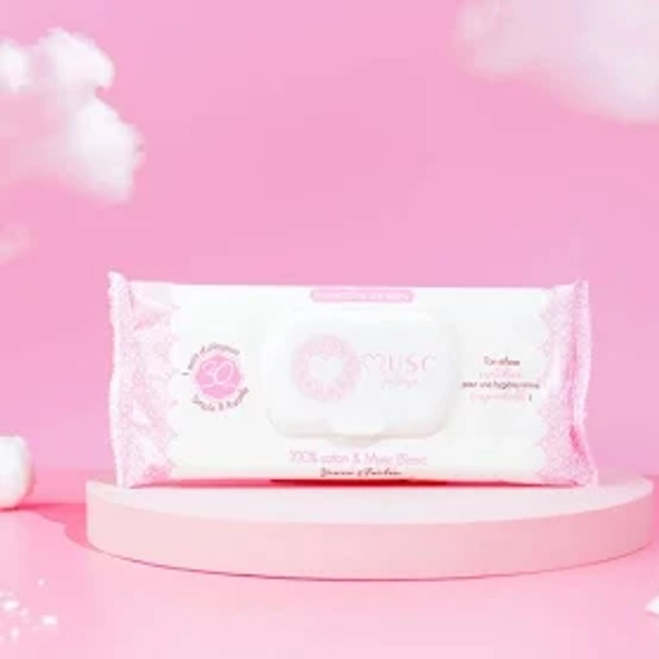 Musc Intime Lingettes Intimes Musc Blanc