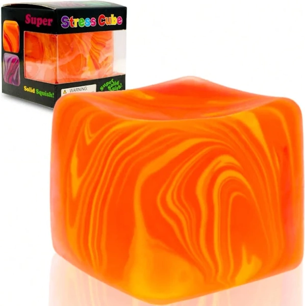 Fidget Toys Squishy Stress Cube, Stress Balls For Kids Adults Squishies Stress Relief, Ice Squishy Cube Sugar Balls, High Density Squeeze Balls For