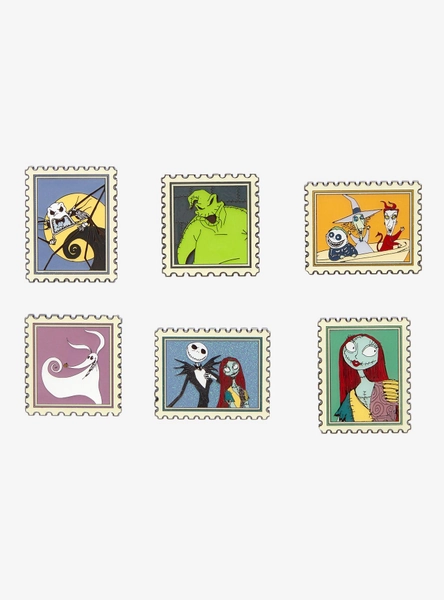 Disney The Nightmare Before Christmas Character Stamp Blind Box Enamel Pin - BoxLunch Exclusive