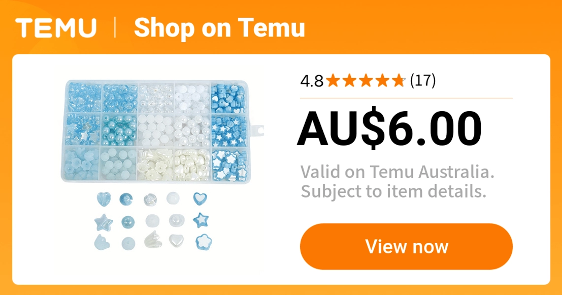   compartment acrylic bead set featuring   shapes - Temu Australia